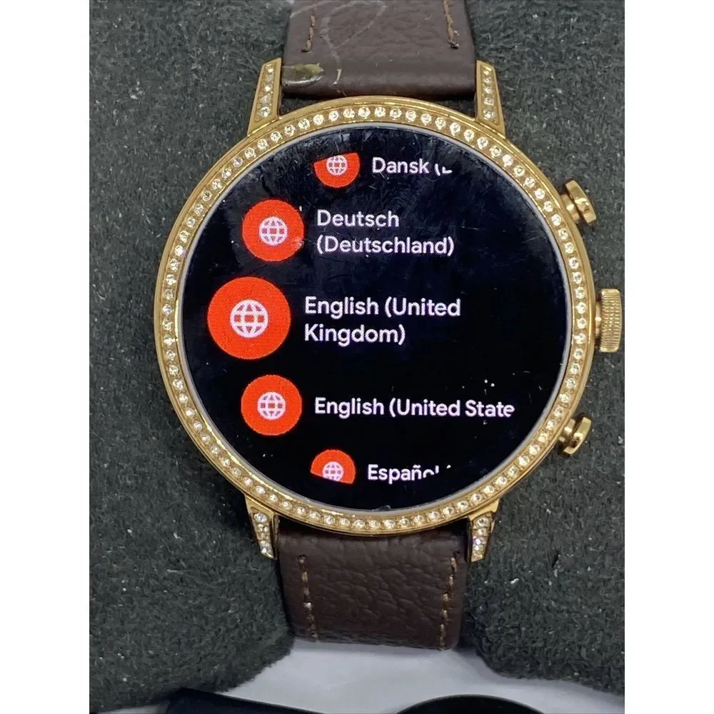 Fossil Gen 4 Authentic Digital Dial Smart Watch Custom Band FTW6015 CO133